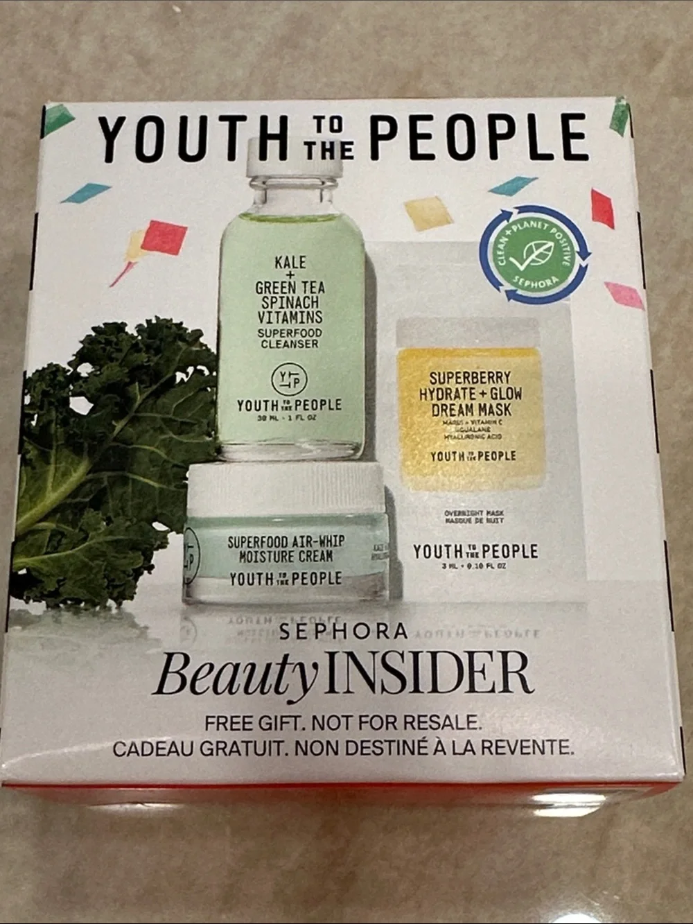 NEW Youth to the People - Sephora Beauty Insider Birthday Set